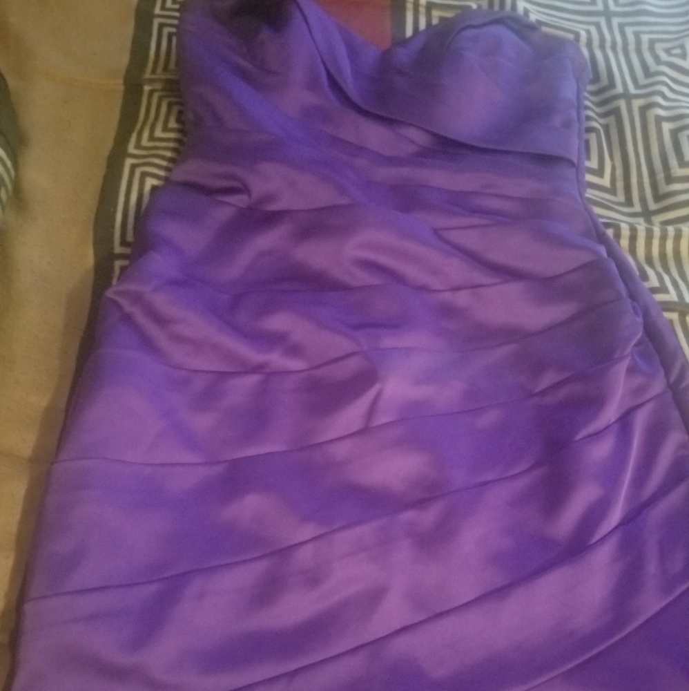 Purple Bridesmaid Dress